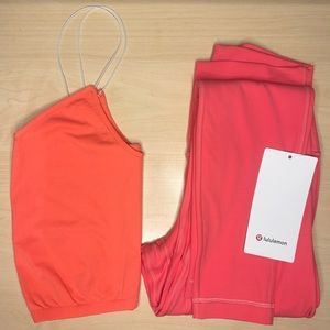Lululemon - Align HR Pant 28” and Free People Skinny Strap Seamless Brami